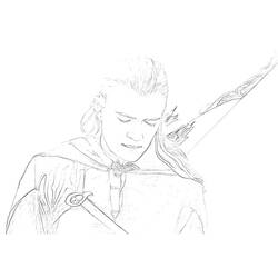 Dibujo para colorear: El Señor de los Anillos (Películas y Series de TV) #70023 - Dibujos para Colorear e Imprimir Gratis