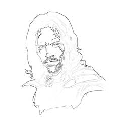 Dibujo para colorear: El Señor de los Anillos (Películas y Series de TV) #70031 - Dibujos para Colorear e Imprimir Gratis