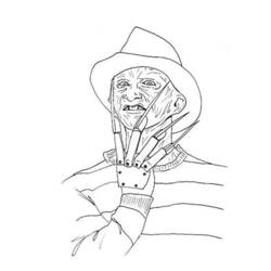 Dibujo para colorear: Freddy Krueger (Películas y Series de TV) #202273 - Dibujos para Colorear e Imprimir Gratis