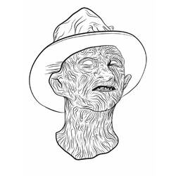 Dibujos para colorear: Freddy Krueger - Dibujos para Colorear e Imprimir Gratis