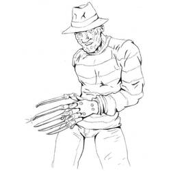 Dibujo para colorear: Freddy Krueger (Películas y Series de TV) #202277 - Dibujos para Colorear e Imprimir Gratis