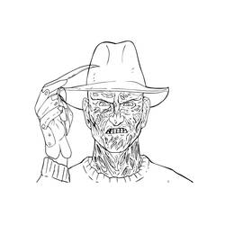 Dibujo para colorear: Freddy Krueger (Películas y Series de TV) #202278 - Dibujos para Colorear e Imprimir Gratis