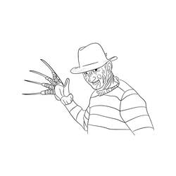 Dibujo para colorear: Freddy Krueger (Películas y Series de TV) #202279 - Dibujos para Colorear e Imprimir Gratis