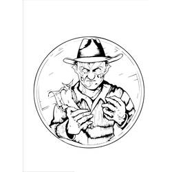 Dibujo para colorear: Freddy Krueger (Películas y Series de TV) #202281 - Dibujos para Colorear e Imprimir Gratis