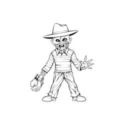 Dibujo para colorear: Freddy Krueger (Películas y Series de TV) #202282 - Dibujos para Colorear e Imprimir Gratis