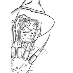 Dibujo para colorear: Freddy Krueger (Películas y Series de TV) #202285 - Dibujos para Colorear e Imprimir Gratis