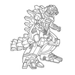 Dibujo para colorear: Godzilla (Películas y Series de TV) #173063 - Dibujos para Colorear e Imprimir Gratis