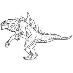 Dibujo para colorear: Godzilla (Películas y Series de TV) #173065 - Dibujos para Colorear e Imprimir Gratis