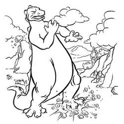 Dibujo para colorear: Godzilla (Películas y Series de TV) #173078 - Dibujos para Colorear e Imprimir Gratis