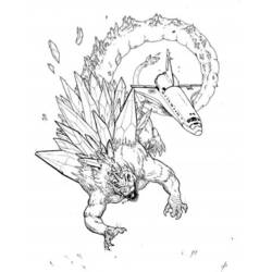 Dibujo para colorear: Godzilla (Películas y Series de TV) #173081 - Dibujos para Colorear e Imprimir Gratis