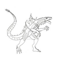Dibujo para colorear: Godzilla (Películas y Series de TV) #173098 - Dibujos para Colorear e Imprimir Gratis