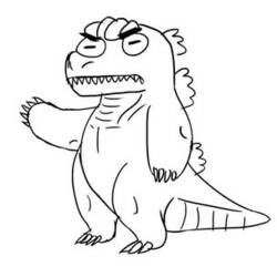 Dibujo para colorear: Godzilla (Películas y Series de TV) #173099 - Dibujos para Colorear e Imprimir Gratis