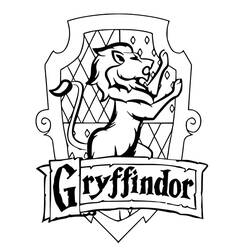 Dibujo para colorear: Gryffondor (Películas y Series de TV) #189824 - Dibujos para Colorear e Imprimir Gratis