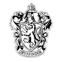 Dibujo para colorear: Gryffondor (Películas y Series de TV) #189825 - Dibujos para Colorear e Imprimir Gratis