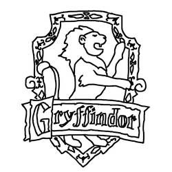 Dibujo para colorear: Gryffondor (Películas y Series de TV) #189826 - Dibujos para Colorear e Imprimir Gratis