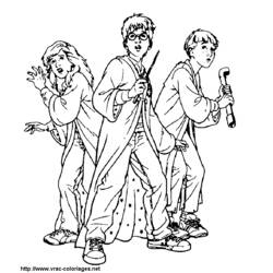 Dibujo para colorear: Harry Potter (Películas y Series de TV) #69511 - Dibujos para Colorear e Imprimir Gratis