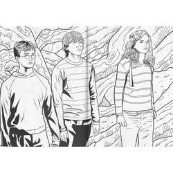 Dibujos para colorear: Harry Potter - Dibujos para Colorear e Imprimir Gratis