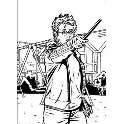 Dibujo para colorear: Harry Potter (Películas y Series de TV) #69616 - Dibujos para Colorear e Imprimir Gratis