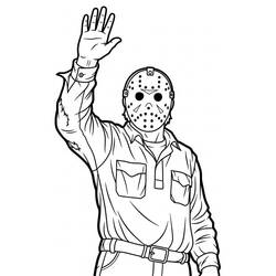 Dibujo Jason Voorhees (Películas y Series de TV) #222081 para imprimir y colorear
