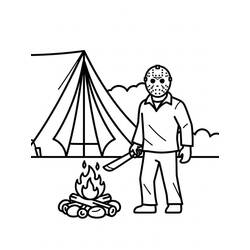 Jason Voorhees - Dibujos para colorear gratis