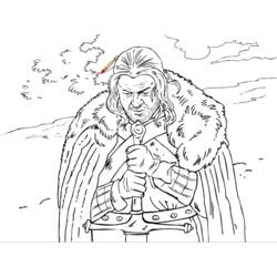 Dibujo para colorear: Juego de Tronos (Películas y Series de TV) #151467 - Dibujos para Colorear e Imprimir Gratis