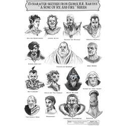 Dibujo para colorear: Juego de Tronos (Películas y Series de TV) #151550 - Dibujos para Colorear e Imprimir Gratis