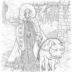 Dibujo para colorear: Juego de Tronos (Películas y Series de TV) #151746 - Dibujos para Colorear e Imprimir Gratis