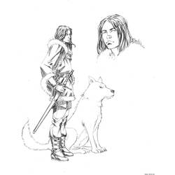 Dibujo para colorear: Juego de Tronos (Películas y Series de TV) #151821 - Dibujos para Colorear e Imprimir Gratis