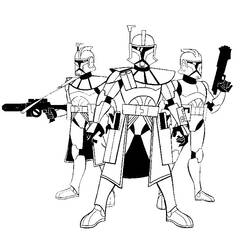 Dibujo para colorear: La Guerra de las Galaxias (Películas y Series de TV) #70576 - Dibujos para Colorear e Imprimir Gratis