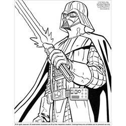 Dibujo para colorear: La Guerra de las Galaxias (Películas y Series de TV) #70584 - Dibujos para Colorear e Imprimir Gratis