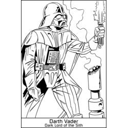 Dibujo para colorear: La Guerra de las Galaxias (Películas y Series de TV) #70593 - Dibujos para Colorear e Imprimir Gratis