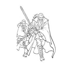Dibujo para colorear: La Guerra de las Galaxias (Películas y Series de TV) #70621 - Dibujos para Colorear e Imprimir Gratis