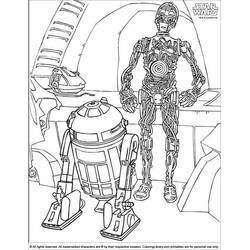 Dibujo para colorear: La Guerra de las Galaxias (Películas y Series de TV) #70639 - Dibujos para Colorear e Imprimir Gratis