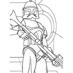 Dibujo para colorear: La Guerra de las Galaxias (Películas y Series de TV) #70708 - Dibujos para Colorear e Imprimir Gratis