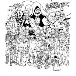 Dibujo para colorear: La Guerra de las Galaxias (Películas y Series de TV) #70709 - Dibujos para Colorear e Imprimir Gratis