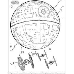 Dibujo para colorear: La Guerra de las Galaxias (Películas y Series de TV) #70715 - Dibujos para Colorear e Imprimir Gratis
