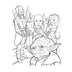 Dibujo para colorear: La Guerra de las Galaxias (Películas y Series de TV) #70872 - Dibujos para Colorear e Imprimir Gratis