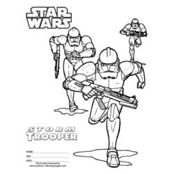 Dibujo para colorear: La Guerra de las Galaxias (Películas y Series de TV) #70873 - Dibujos para Colorear e Imprimir Gratis