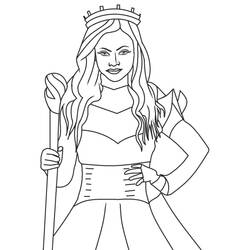 Dibujo para colorear: Los Descendientes (Películas y Series de TV) #203562 - Dibujos para Colorear e Imprimir Gratis