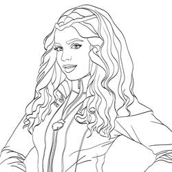 Dibujo para colorear: Los Descendientes (Películas y Series de TV) #203563 - Dibujos para Colorear e Imprimir Gratis