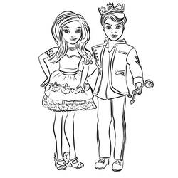 Dibujo para colorear: Los Descendientes (Películas y Series de TV) #203569 - Dibujos para Colorear e Imprimir Gratis