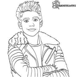 Dibujos para colorear: Los Descendientes - Dibujos para Colorear e Imprimir Gratis