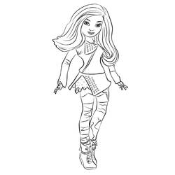 Dibujo para colorear: Los Descendientes (Películas y Series de TV) #203594 - Dibujos para Colorear e Imprimir Gratis