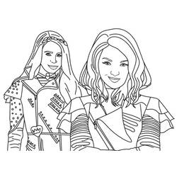 Dibujo para colorear: Los Descendientes (Películas y Series de TV) #203595 - Dibujos para Colorear e Imprimir Gratis