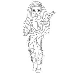 Dibujo para colorear: Los Descendientes (Películas y Series de TV) #203596 - Dibujos para Colorear e Imprimir Gratis
