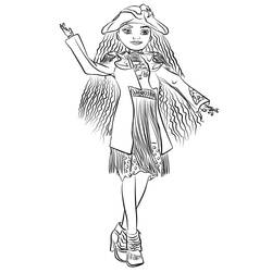 Dibujo para colorear: Los Descendientes (Películas y Series de TV) #203597 - Dibujos para Colorear e Imprimir Gratis