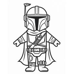 Dibujo Mandaloriano (Películas y Series de TV) #222048 para imprimir y colorear