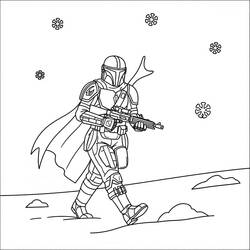 Dibujo Mandaloriano (Películas y Series de TV) #222064 para imprimir y colorear