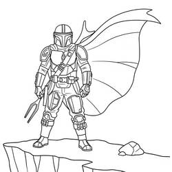 Dibujo Mandaloriano (Películas y Series de TV) #222070 para imprimir y colorear