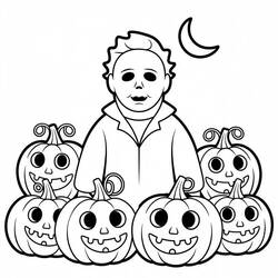 Dibujo Michael Myers (Películas y Series de TV) #222136 para imprimir y colorear